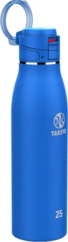 Miniatura 10 de Takeya Traveler - Taza de café de viaje de acero inoxidable con tapa abatible (25 onzas, ónix) – Taza aislada a prueba de fugas para café y té Ónice