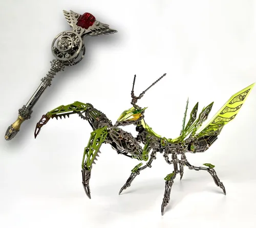 Miniatura 10 de Rompecabezas de metal 3D – Kit de modelo de dragón chino grande – Rompecabezas de metal mecánico – Adorno de escritorio de bricolaje – Rompecabezas
