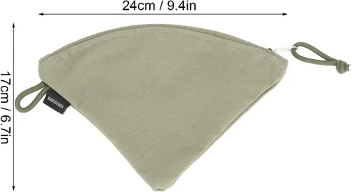 Miniatura 2 de Atyhao Soporte para filtro de café, bolsa de filtro de café en cono para viajes, picnic, campamento, senderismo, compatible con cafetera, 1 unidad