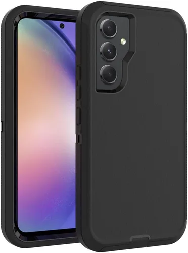 Miniatura 36 de Funda para Galaxy S21, Funda Resistente de Grado Militar Resistente a los Golpes y a Prueba de Caídas para Samsung Galaxy S21, Negro+Naranja Negro