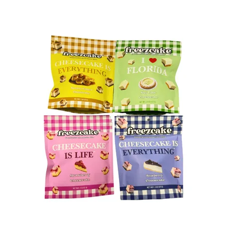 Miniatura 4 de Muestreadores de paquetes de regalo Paquete de sabores variados Freezcake Bocadillo viral liofilizado Tarta de queso estable en almacenamiento