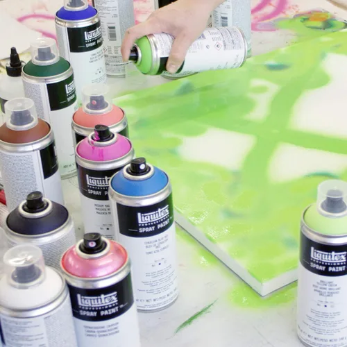 Miniatura 7 de Liquitex - Pintura en aerosol Professional, 12 oz (400 ml), Azul brillante