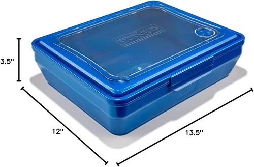 Miniatura 10 de Mr. Bar-B-Q Bandeja para cocinar, transportar y servir para uso en interiores y exteriores, fácil de servir con parte superior transparente extraíble