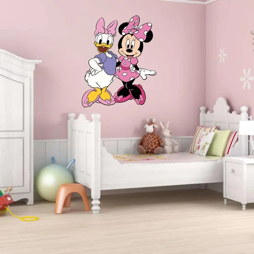 Miniatura 3 de Minnie y Daisy Linda Decoración de Habitación Mejor Amigos Diseño de Personaje Decoración de Pared Dormitorio Infantil - Tamaño: 16 Pulgadas X 20
