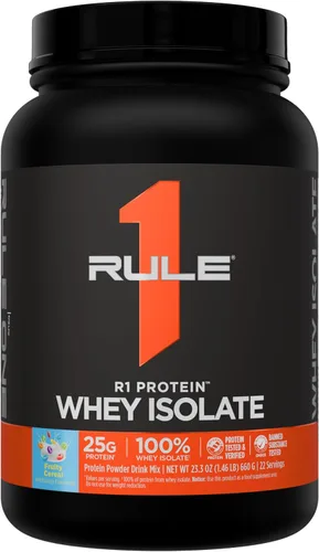 Miniatura 13 de Rule 1 R1 Proteína de suero aislada - con 25g de proteína y 6g de BCAA exclusivamente de fuentes aisladas e hidrolizadas para la recuperación
