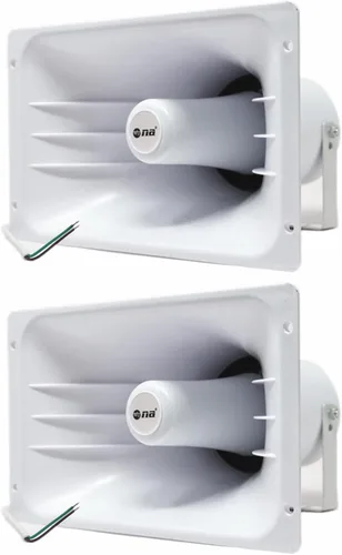 Nippon America Bocina de alimentación TC-45 de 80 vatios (paquete de 2)..
