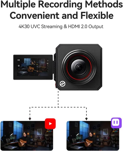 Miniatura 6 de Cámara de Transmisión en Vivo Hollyland VenusLiv Air, Lente Personalizada CMOS/F1.05 de 1/1.3", Salida de Video 4K30p/UVC/HDMI, Construida