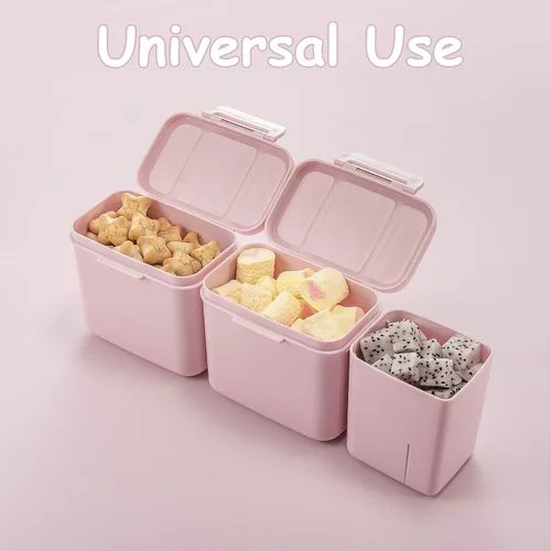 Miniatura 3 de Dispensador de fórmula con cucharada, recipientes de fórmula de leche en polvo para viajes, almacenamiento de alimentos para bebés y taza