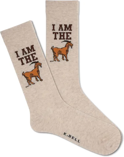 K. Bell Socks Calcetines deportivos divertidos y al aire libre para hombre, 1 par, regalos novedosos y divertidos
