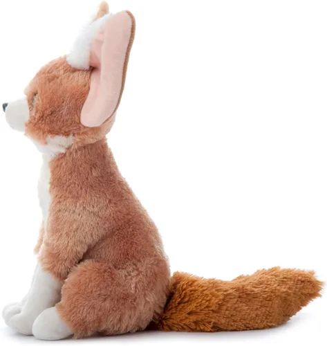 Miniatura 6 de The Petting Zoo Fennec Fox - Animal de peluche, regalos para niños, animales salvajes del zoológico Onez, juguete de peluche de zorro Fennec de 12