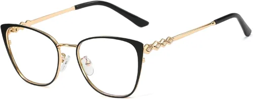 Miniatura 6 de MORESHINE Lentes de bloqueo de luz azul de ojo de gato para mujer, anteojos para lectura/computadora/TV/teléfonos, fatiga ocular Leopardo