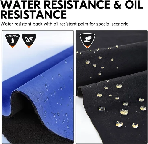 Miniatura 3 de Vgo... -20℃/-4°F COLDPROOF,Winter Work Gloves, Oil Resistant, Water Resistant & Windproof Gloves(Black&Gray,SL7721FW)