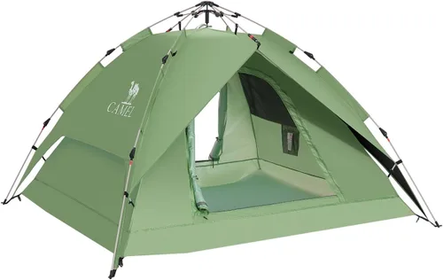 Miniatura 11 de CAMEL CROWN 4/6 Person Instant Cabin Tent, Pop Up Windproof Tents for Camping, 60-Second Setup Family Tent with Carry Bag for Outdoor Hiking Marrón