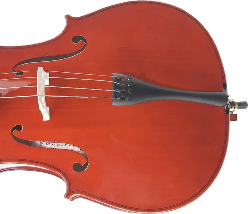 Miniatura 6 de Cecilio Violonchelo de tamaño completo 4/4 con estuche duro y suave, soporte, arco, colofonia, puente y juego extra de cuerdas, CCO-100
