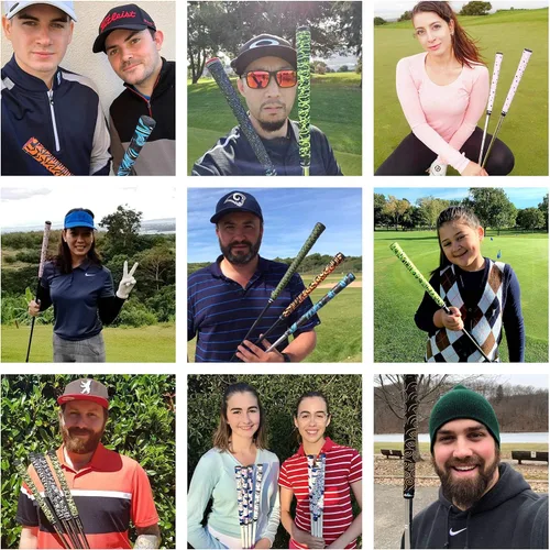 Miniatura 7 de ALIEN PROS Paquete de 6 cintas de envoltura de agarre de golf Blue Waves & Magic Mix - ReGrip en 1 minuto