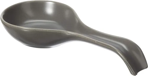 OGGI Soporte de cuchara de cerámica, soporte para cucharas para estufa, soporte para cuchara para encimera, decoración de cocina para mostrador,