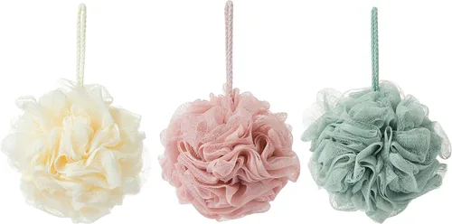 Miniatura 8 de Esponjas de baño, esponja de ducha para exfoliación corporal (1 pieza, marrón)