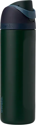 Miniatura 65 de Owala FreeSip - Botella de agua aislada de acero inoxidable con popote, botella de agua deportiva sin BPA, ideal para viajes, 32 onzas, verde putting
