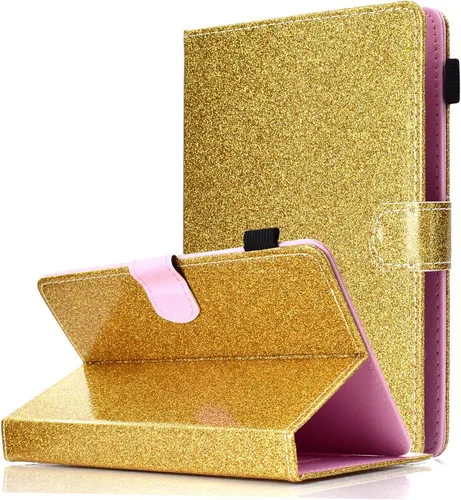 Miniatura 25 de Funda universal para tablet de 9.5 a 10.5 pulgadas, con soporte para lápiz capacitivo y ranuras para tarjetas de crédito para iPad de 9.7 pulgadas