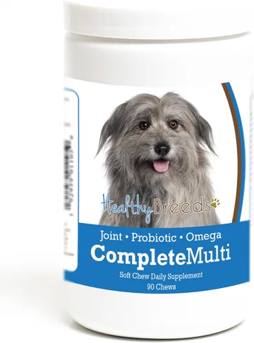 Miniatura 124 de Healthy Breeds Pug todo en uno multivitamínico suave masticable 60