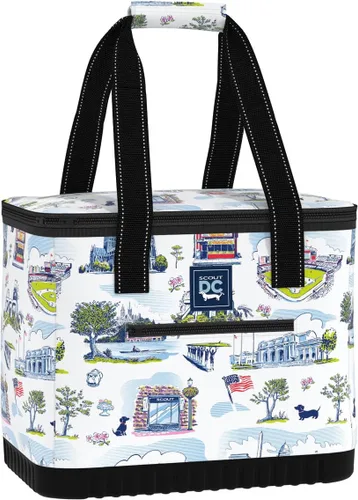 SCOUT The Stiff One - Enfriador grande, suave, liviano, aislado con fondo rígido, enfriador para playa, familia, viaje, picnic