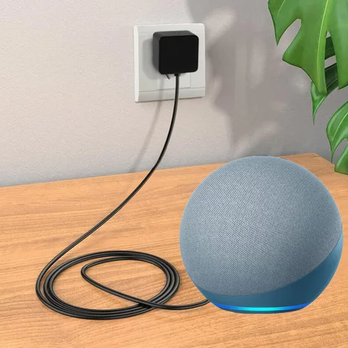 Miniatura 8 de Adaptador de alimentación de 15W para Echo, Dot 3ª y 4ª generación, Kids Edition, Show 5, Spot y Fire TV Cube, cable de alimentación AC de 5 pies