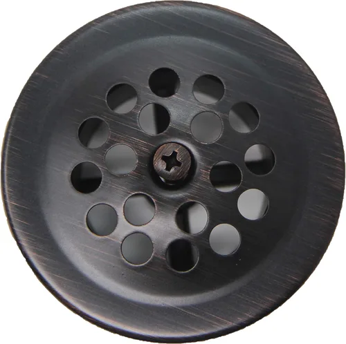 Miniatura 3 de PF WaterWorks - Rejilla de drenaje para bañera/bañera con tornillo a juego; bronce aceitado; PF0915-ORB