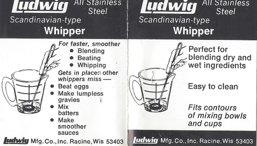 Miniatura 2 de Mezclador pequeño (Mini Whipper) 100% fabricado en los Estados Unidos