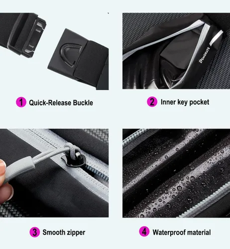 Miniatura 3 de Cangurera delgada para correr para mujeres y hombres, soporte para teléfono para corredores, bolsa de regalo, bolsa de entrenamiento, cinturón