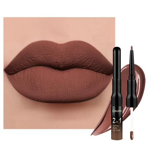Miniatura 32 de evpct 3 Piezas Delineador de Labios Mate Ciruela Oscuro Morado Rosa Rojo Oscuro y Juegos de Lápiz Labial Líquido para Mujeres de Larga Duración