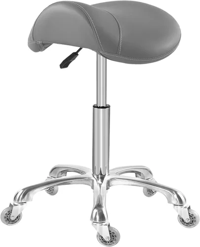 Miniatura 10 de Antlu Taburete Silla con Ruedas con Soporte para la Espalda, Taburete de Silla Dental de Esteticista Tatuaje, Sillas de Pestañas para Técnico