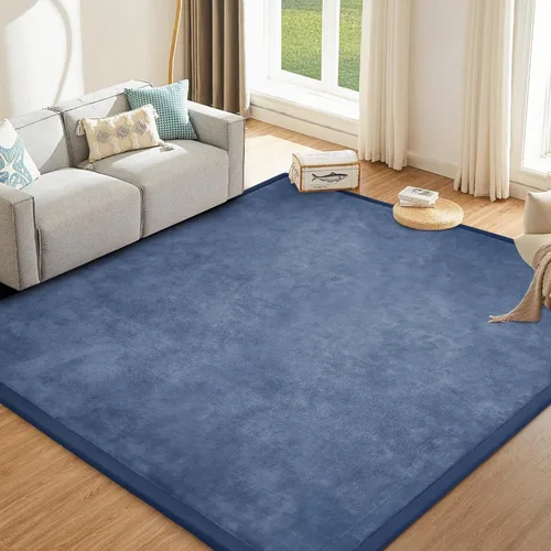 Miniatura 46 de Alfombra de juego para acostar al bebé, alfombrilla para guardería, tapete tipo tatami de espuma viscoelástica de 1.3 pulgadas de grosor, para bebés