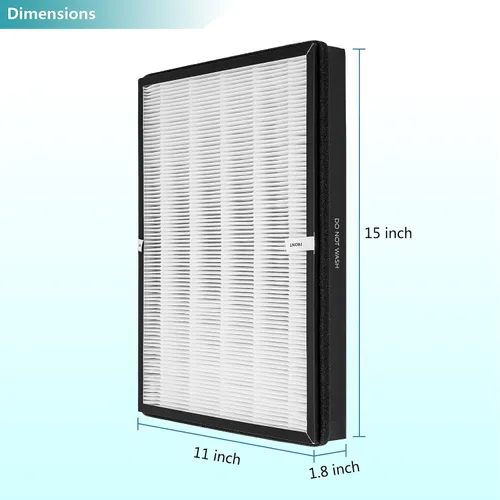 Miniatura 4 de TTAP003 Filtro de repuesto, compatible con purificador de aire TaoTronics TT-AP003 y purificador de aire 5 en 1 VIVOSUN, filtro HEPA H13 de alta