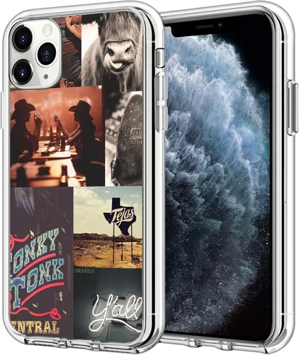 Miniatura 9 de Funda compatible con iPhone 7/8/SE del oeste, funda de collage estético retro vaquera country chic collage para hombres y mujeres, regalo a prueba