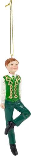 Miniatura 2 de Adorno de árbol de Navidad de niño bailarín irlandés E0602