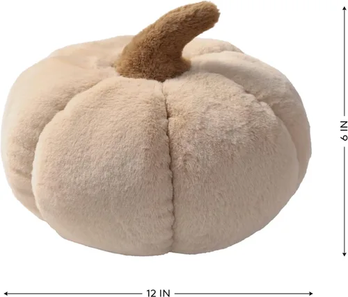 Miniatura 7 de Ashler - Almohadas de calabaza de Halloween, decoración de otoño, almohada con forma de calabaza, almohada de calabaza beige para decoración