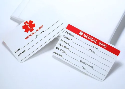 Miniatura 12 de VNOX Collar con colgante personalizado de acero inoxidable con grabado personalizado para identificación de alerta médica de emergencia para hombres
