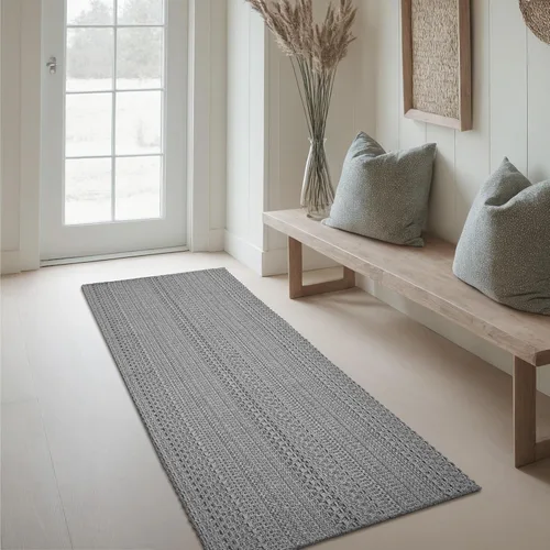 Miniatura 24 de MatEssenz Alfombrillas de cocina de 20 x 30 pulgadas para piso, alfombras de cocina tejidas, lavables a máquina, estilo bohemio, antideslizantes