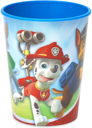 Miniatura 3 de American Greetings Paw Patrol - Suministros para fiestas, 16 oz. Vasos de plástico reutilizables para fiestas (12 unidades)