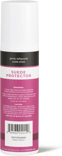 Miniatura 5 de Foot Petals Protector de gamuza, protege gamuza, cuero y nobuck contra manchas, agua y suciedad para zapatos y accesorios, Claro