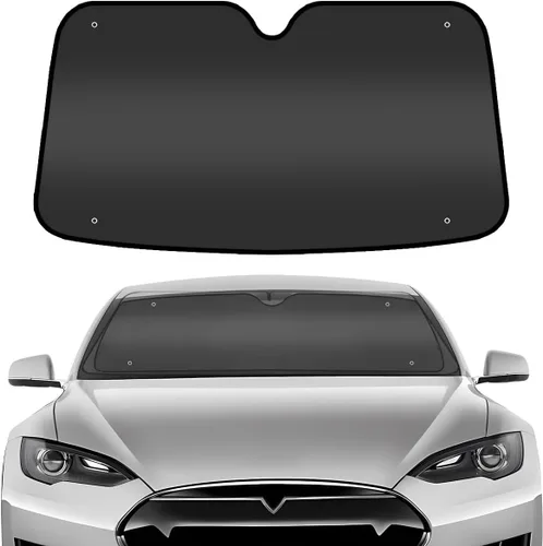 Miniatura 19 de GENANY Parasol divertido para parabrisas de la familia de perros de pastor alemán para automóvil, SUV, camión (55 x 30 pulgadas), parasol