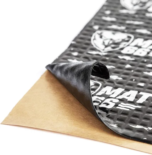 Miniatura 3 de MAT66 ProBlack Alfombrilla Insonorizante para Automóvil de 80 mil 10 pies cuadrados, Amortiguador de Sonido Automotriz de Butilo