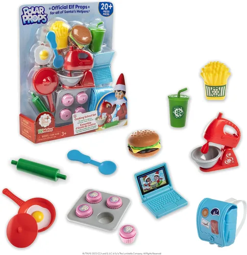 The Elf on the Shelf Accesorios polares: ayuda a los elfos a crear nuevas escenas o compartir juegos de simulación - Incluye más de 20 accesorios de
