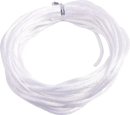 Miniatura 59 de KONMAY 80 Yardas 1.0mm Cordón Rattail de Nylon Satén Seda Trim Hilo para Cuentas para Nudos Chinos, Kumihimo, Trabajo con Cuentas, Macramé, 2-Azul