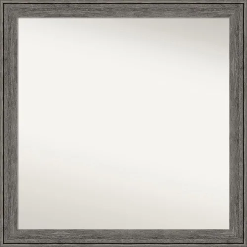Miniatura 261 de Amanti Art Espejo personalizado, espejo de baño gris plomo a rayas, espejo de pared o espejo de tocador de baño sobre el fregadero