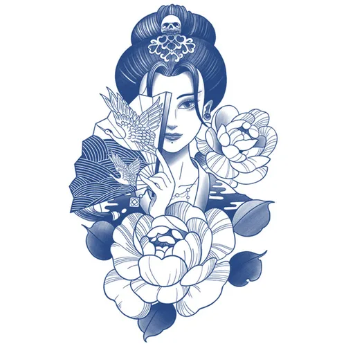 Miniatura 8 de Tatuajes falsos de manga semipermanente para hombres y mujeres, tatuajes temporales realistas de brazo completo, impermeables y de larga duración