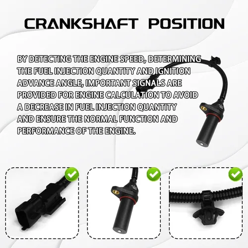 Miniatura 3 de Sensor de posición del cigüeñal Sensor del cigüeñal del motor OEM # 39180-2B000 391802B000 SU13885, sensor de posición del cigüeñal compatible