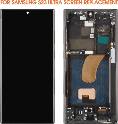 Miniatura 3 de INCELL - Pantalla de repuesto para Samsung Galaxy S23 Ultra LCD S918B SM-S918U LCD digitalizador táctil negro con marco