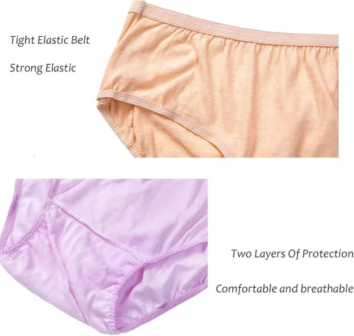 Miniatura 4 de Ropa interior desechable para mujer, para viajes y hospitales, 100% algodón (10 unidades)