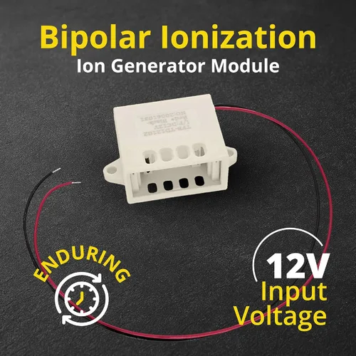 Miniatura 7 de Módulo generador de iones bipolares, DC 12V Componente de reemplazo de ionización positiva y negativa para HVAC, VAV y equipos relacionados